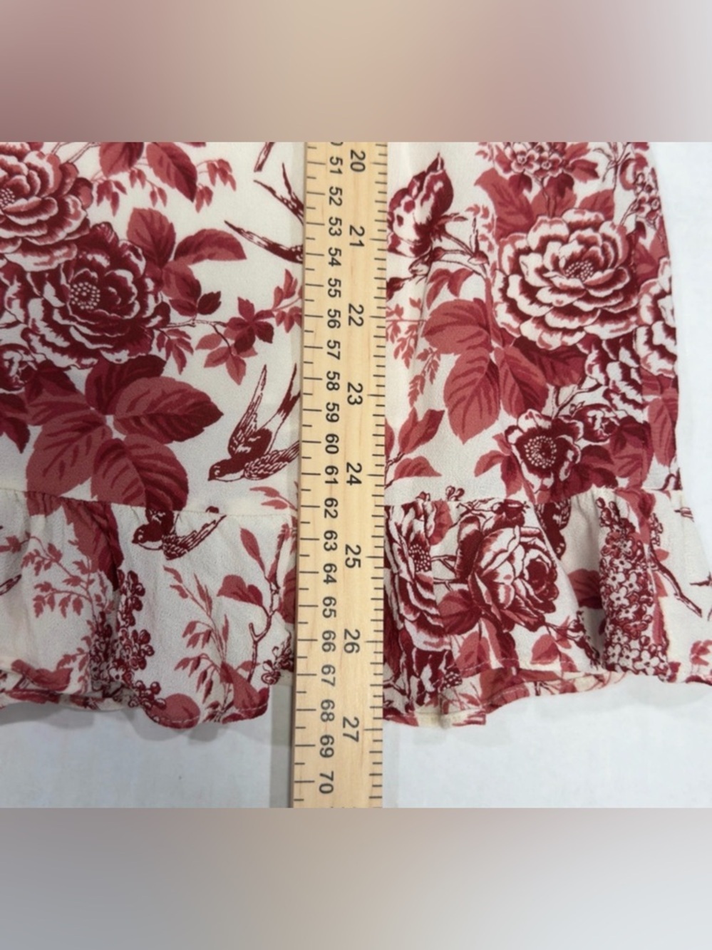 Reformation Red and White Floral Mini Dress - Picture 13 of 15